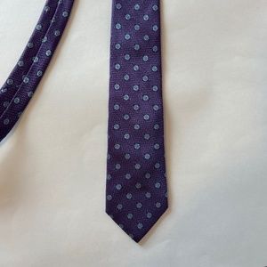 Mens purple and blue Canali tie